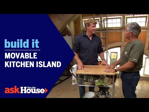 Movable Kitchen Island | Build It | Ask This Old House - UCUtWNBWbFL9We-cdXkiAuJA