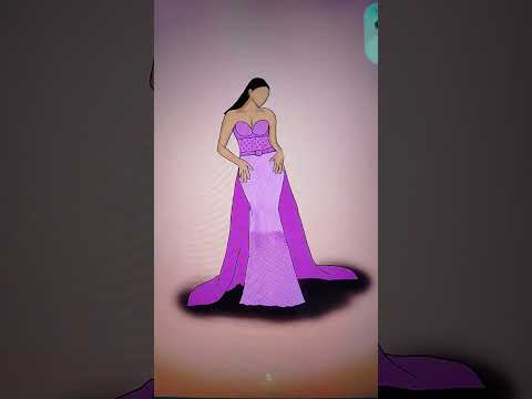 purple dress design #youtubeshorts #shorts #gururandhawa #perfect #song #music #shortsfeed #lyrics