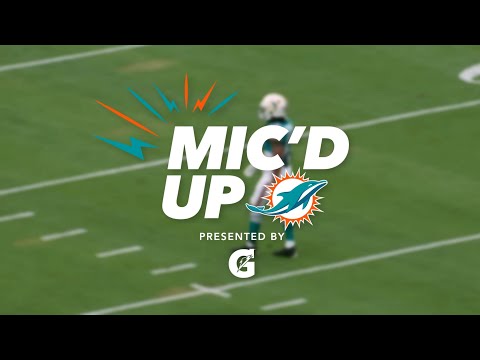Jaylen Waddle was mic'd up during our win against the Patriots | Miami Dolphins video clip