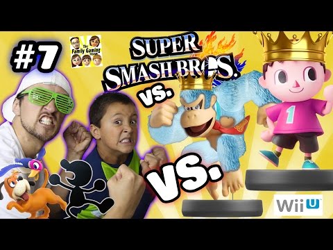 Dad & Son vs. Level 50 BOSS Amiibo !! Duck Hunt + Mr. Game & Watch (Super Smash Bros Wii U Part 7) - UCC-RHF_77zQdKcA75hr5oTQ