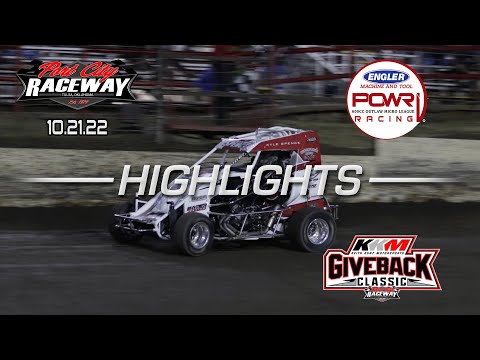 10.21.22 POWRi Outlaw Micro Sprint League Highlights from Port City Raceway - dirt track racing video image