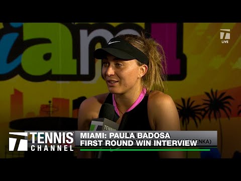 Paula Badosa Talks About Her Win Over Former World No. 1 Simona Halep | Miami 1R