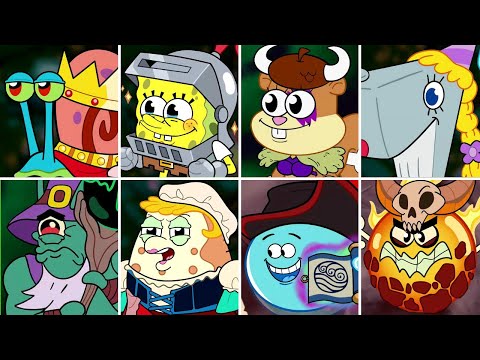 Nicktoons & The Dice of Destiny - All SpongeBob Characters