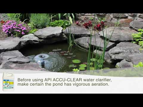 API POND ACCU-CLEAR | Keep your pond looking clear API POND ACCU-CLEAR water clarifier works to establish and maintain crystal-clear pond water, quickl