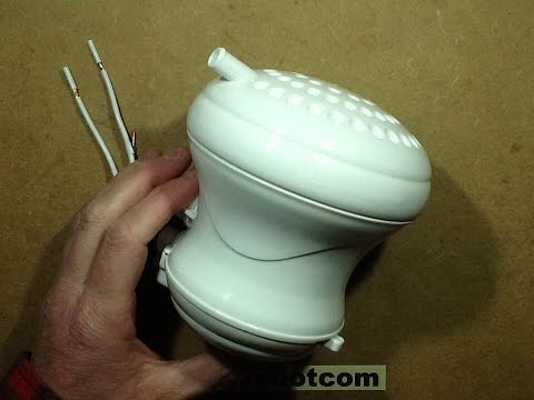 Inside a heated shower head.  (suicide shower) - UCtM5z2gkrGRuWd0JQMx76qA