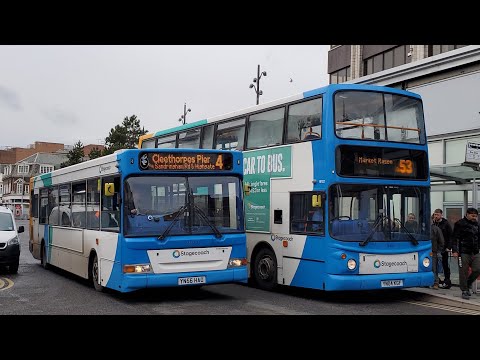 Buses at Grimsby Riverhead Exchange (06/03/2023)
