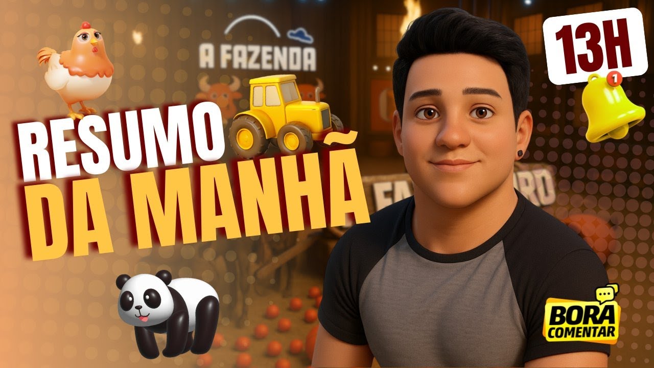 🟠A Fazenda 17: Resumo Completo da Manhã | 13h | Dieguinho AO VIVO