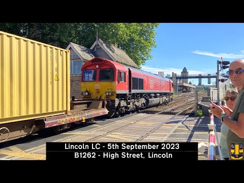 *Double Pass* Lincoln High Street Level Crossing (05/09/2023)