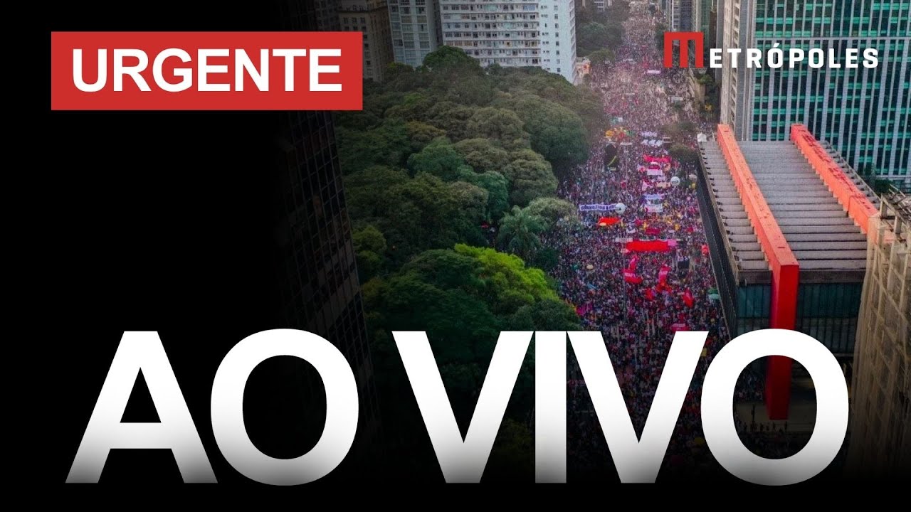 Ao vivo Esquerda vai às ruas em SP contra taxação de Trump e com críticas ao Congresso