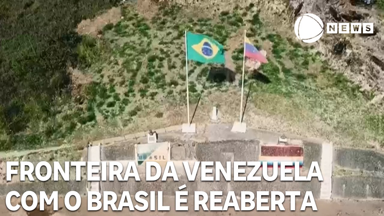 Fronteira da Venezuela com o Brasil foi reaberta na tarde deste sábado (03)