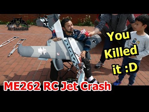 RIP RC Messerschmitt Me 262 Schwalbe Epic RC Jet Crash - UCsFctXdFnbeoKpLefdEloEQ