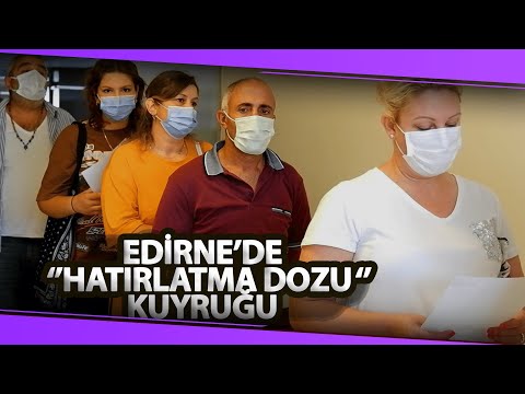 Edirne’de Hastanede 'Hatırlatma Dozu' Kuyruğu