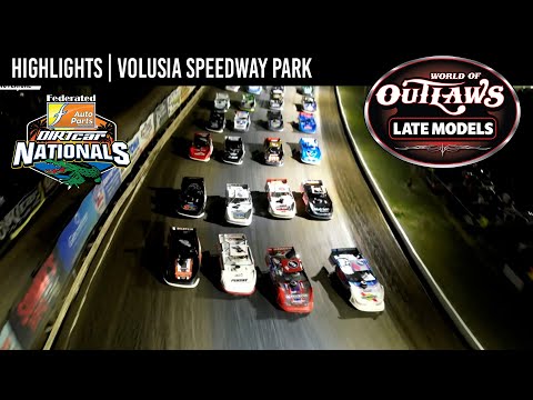 World of Outlaws Late Model Series | Volusia Speedway Park | February 14, 2025 | HIGHLIGHTS - dirt track racing video image