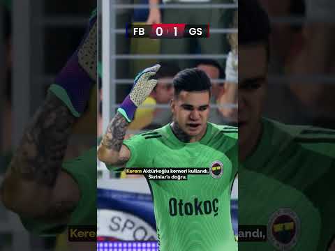 Kaan Küçükyılmaz, Fenerbahçe-Galatasaray maçını FC 26’da simüle ediyor. #shorts #FBvGS