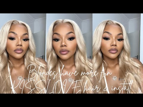 BLONDES HAVE MORE FUN FOREAL // KISSLOVE HAIR REVIEW &INSTALL