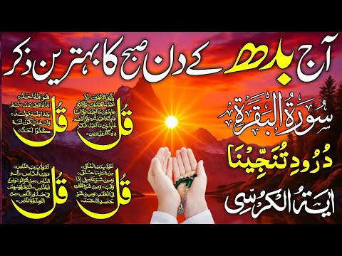 🔴LIVE Morning Wazifa | Surah Fatiha | Ayatul Kursi | Surah Baqarah | Darood Tanjeena | 4 Qul