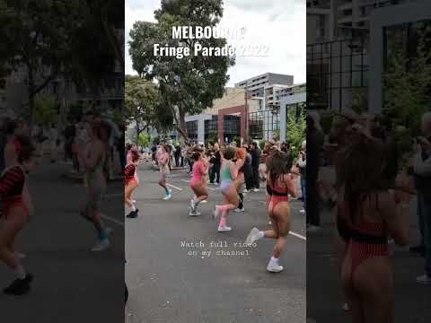 Melbourne Fringe Parade 2022 #shorts #fyp #clips