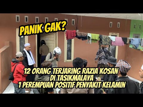 PANIK GAK? 12 Orang Terjaring Razia Kosan di Tasikmalaya, 1 Perempuan Positif Penyakit Kelamin