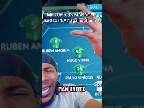 Ruben Amorim used to play football? 😱 #rubenamorim #football #Soccer #manchesterunited #sports