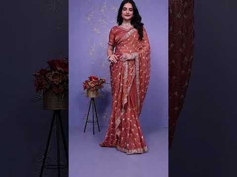 ✨ Kanvi Sarees – Gorgeous Bits Work & Fancy Handwork | Sanskar Sarees ✨
