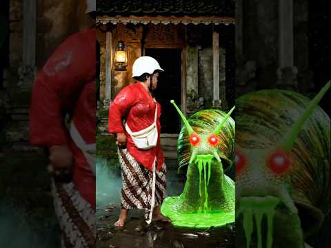 Hantu Keong Hijau Menyeramkan! Nenek  Siap Menghadapi