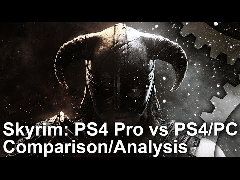 [4K] Skyrim PS4 Pro vs PC Ultra vs PS4: Graphics Comparison/Frame-Rate Test - UC9PBzalIcEQCsiIkq36PyUA