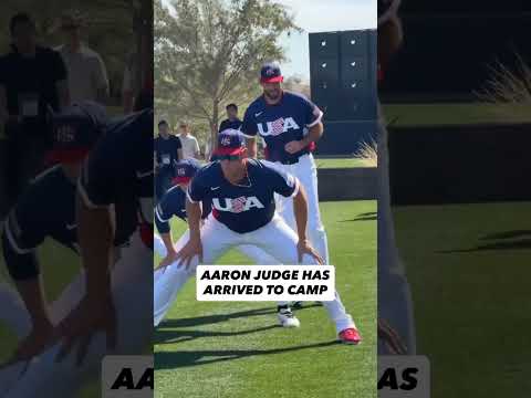 The captain has shown up to camp 🫡🇺🇸 #wbc #baseball #usa