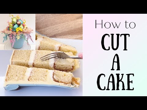 How to Cut a Decorated Cake