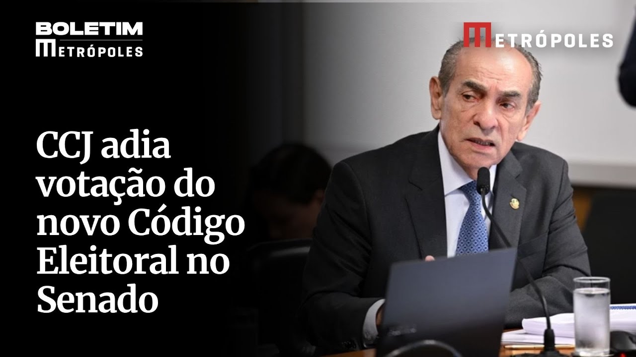 Código Eleitoral com mudanças CCJ do Senado adia novamente votação