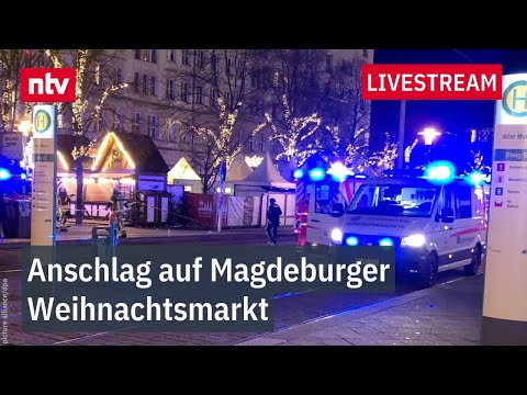 LIVE: Anschlag in Magdeburg - Auto fährt auf Weihnachtsmarkt
