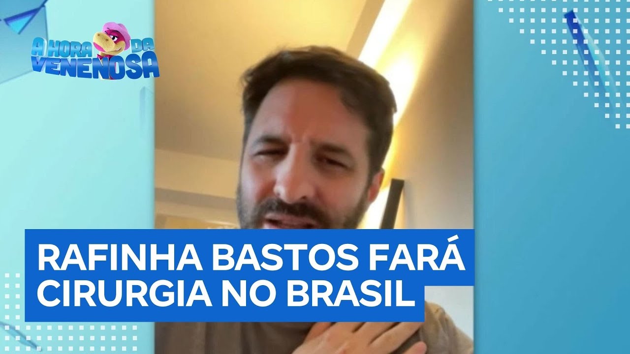 Após sofrer acidente nos EUA Rafinha Bastos deve fazer cirurgia no Brasil
