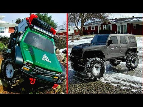 Winter Crawling In Snow Redcat Racing Everest Gen7 & RGT RC EX86100 4WD 1/10 Scale - TheRcSaylors - UCYWhRC3xtD_acDIZdr53huA