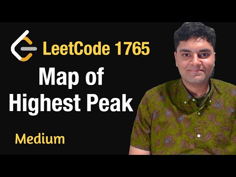 Map of Highest Peak - Leetcode 1765 - Python
