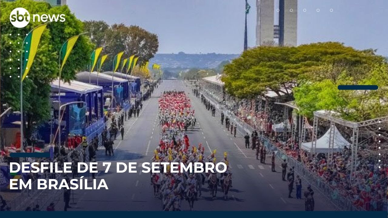 AO VIVO: Desfile de 7 de setembro em Brasília