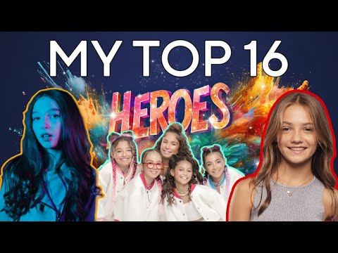 Junior Eurovision 2023 | My Top 16