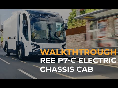 REE P7-C Electric Chassis Cab - Walkaround Video