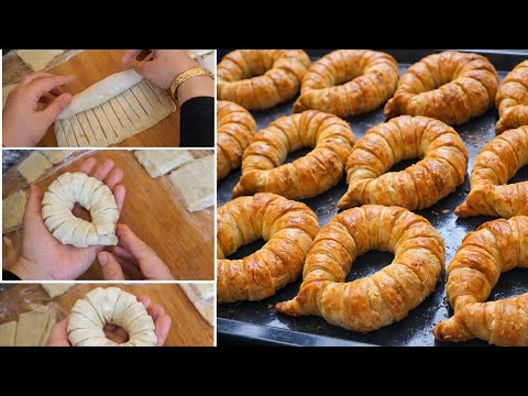 هاد رمضان 🌙 تهناي من ورقة البسطيلة  / مسمن معمر قرمشة رووعة بحشوة لذيذة جدا جداااااا