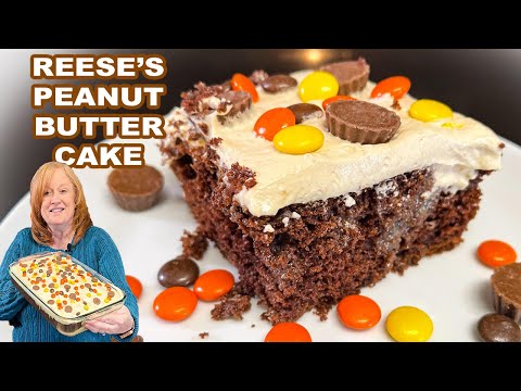 Reese''s PEANUT BUTTER CUP Poke Cake