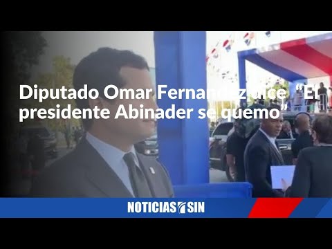 El diputado por la Fuerza del Pueblo, Omar Fernández aseguró que el Presidente Abinader “se quemó”