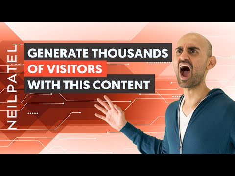 A Unique Type of Content That Will Generate You 100,000 Visitors Per Month