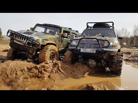 ВОТ ПОЧЕМУ УАЗ ПАТРИОТ НЕ ДЛЯ БЕЗДОРОЖЬЯ ... RC PATRIOT VS RC HUMMER - UCX2-frpuBe3e99K7lDQxT7Q