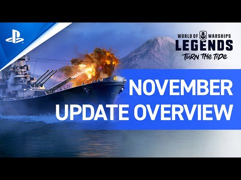 World of Warships: Legends – November Update Overview | PS4