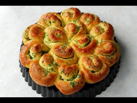 How To Make GARLIC FLOWER BREAD No Knead Bread  TBEO Video #86 - UCjbAA1prOq8bxKxMkPVISeQ