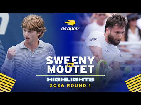 Dane Sweeny vs. Corentin Moutet Highlights | 2026 US Open Round 1