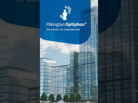 Check out our new animation showcasing Pilkington 𝗢𝗽𝘁𝗶𝗽𝗵𝗼𝗻™ #acoustic #laminated #glass