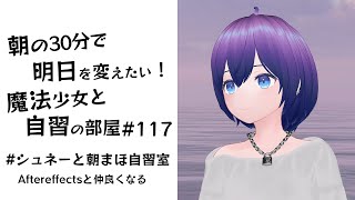 【朝活】朝の30分で明日を変えたい！魔法少女と自習の時間 #117  #シュネーと朝まほ自習室