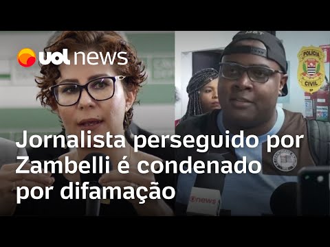 Jornalista perseguido por Zambelli de arma em punho em SP é condenado por difamação