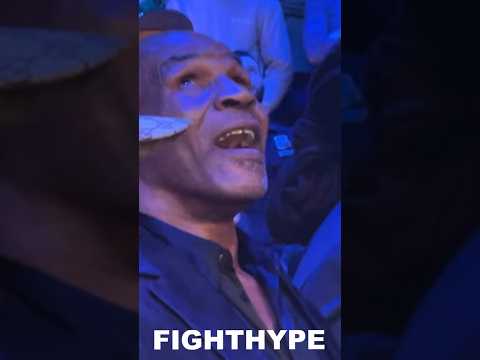 Mike tyson seconds after watching ryan garcia drop & bust up devin haney to win huge upset