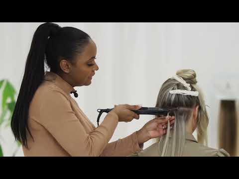 How to apply Keratin Extensions / Nail Hair - Rapunzel of Sweden