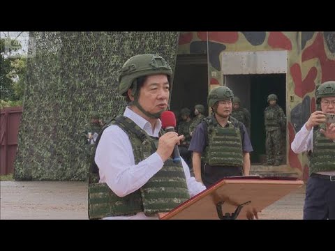 ニュースの動画サムネイル - 台湾総統　最新鋭戦車の射撃を視察　米国製「エイブラムス」などで兵器の近代化めざす(2025年7月10日)
